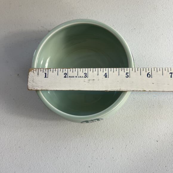 Asian Ceramic Bowl 5" Beach Ball Hand Painted & Signed - Picture 8 of 10